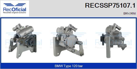 RECOFICIAL RECSSP75107.1 - Pompe hydraulique, direction cwaw.fr