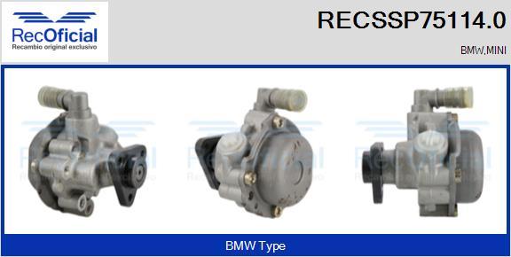 RECOFICIAL RECSSP75114.0 - Pompe hydraulique, direction cwaw.fr