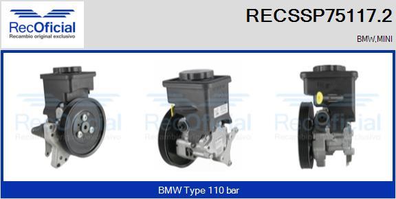 RECOFICIAL RECSSP75117.2 - Pompe hydraulique, direction cwaw.fr