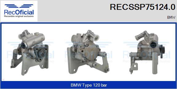 RECOFICIAL RECSSP75124.0 - Pompe hydraulique, direction cwaw.fr