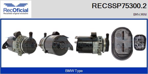 RECOFICIAL RECSSP75300.2 - Pompe hydraulique, direction cwaw.fr