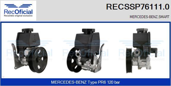 RECOFICIAL RECSSP76111.0 - Pompe hydraulique, direction cwaw.fr