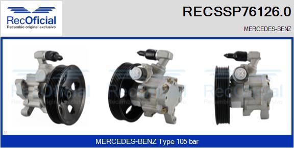 RECOFICIAL RECSSP76126.0 - Pompe hydraulique, direction cwaw.fr