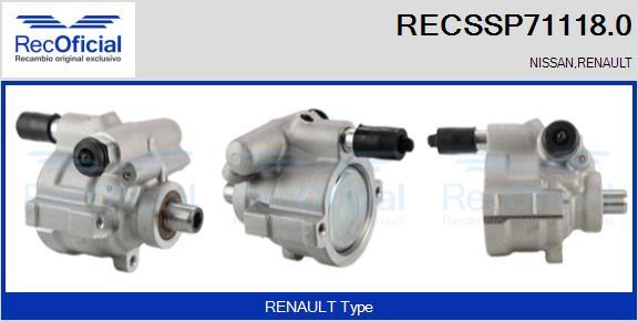 RECOFICIAL RECSSP71118.0 - Pompe hydraulique, direction cwaw.fr