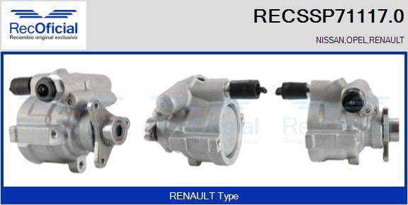 RECOFICIAL RECSSP71117.0 - Pompe hydraulique, direction cwaw.fr