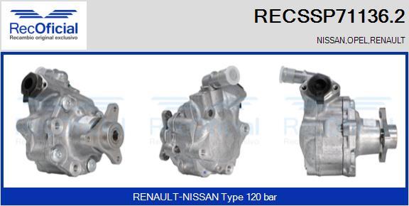 RECOFICIAL RECSSP71136.2 - Pompe hydraulique, direction cwaw.fr