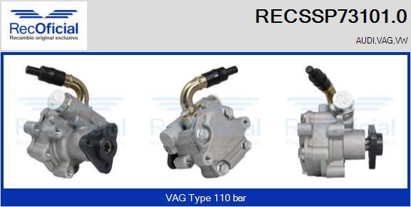 RECOFICIAL RECSSP73101.0 - Pompe hydraulique, direction cwaw.fr