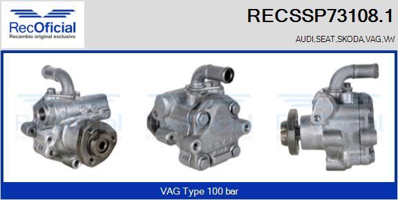 RECOFICIAL RECSSP73108.1 - Pompe hydraulique, direction cwaw.fr