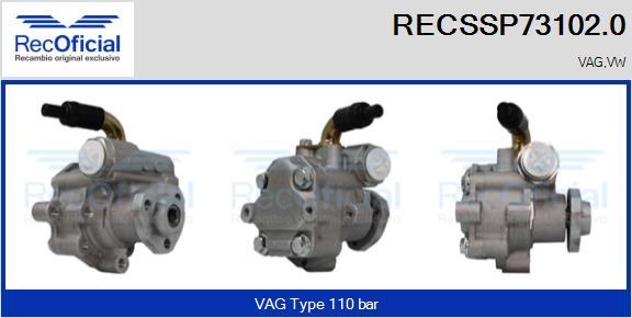 RECOFICIAL RECSSP73102.0 - Pompe hydraulique, direction cwaw.fr