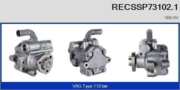 RECOFICIAL RECSSP73102.1 - Pompe hydraulique, direction cwaw.fr