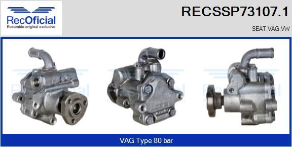 RECOFICIAL RECSSP73107.1 - Pompe hydraulique, direction cwaw.fr