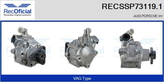 RECOFICIAL RECSSP73119.1 - Pompe hydraulique, direction cwaw.fr