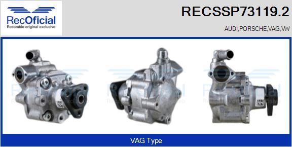 RECOFICIAL RECSSP73119.2 - Pompe hydraulique, direction cwaw.fr