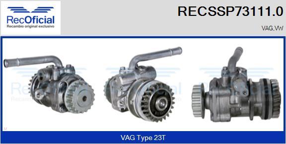 RECOFICIAL RECSSP73111.0 - Pompe hydraulique, direction cwaw.fr