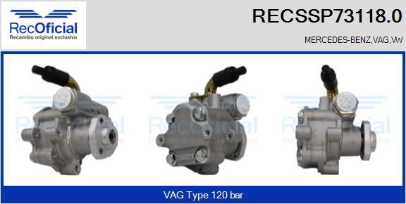 RECOFICIAL RECSSP73118.0 - Pompe hydraulique, direction cwaw.fr