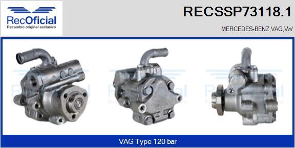 RECOFICIAL RECSSP73118.1 - Pompe hydraulique, direction cwaw.fr