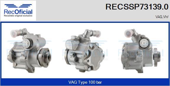 RECOFICIAL RECSSP73139.0 - Pompe hydraulique, direction cwaw.fr