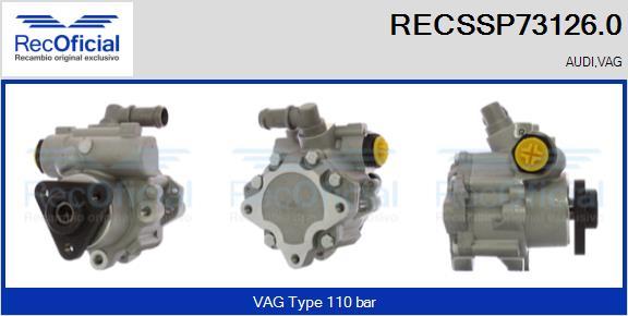 RECOFICIAL RECSSP73126.0 - Pompe hydraulique, direction cwaw.fr