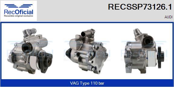 RECOFICIAL RECSSP73126.1 - Pompe hydraulique, direction cwaw.fr