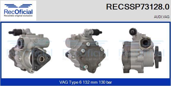 RECOFICIAL RECSSP73128.0 - Pompe hydraulique, direction cwaw.fr