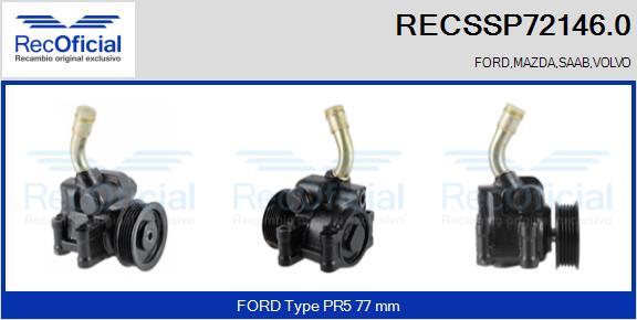 RECOFICIAL RECSSP72146.0 - Pompe hydraulique, direction cwaw.fr