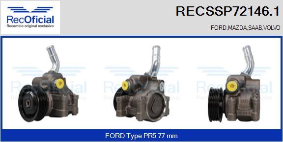 RECOFICIAL RECSSP72146.1 - Pompe hydraulique, direction cwaw.fr