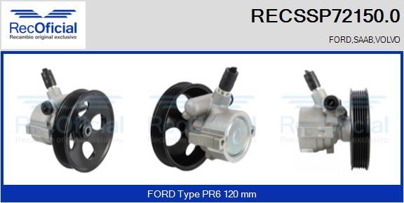 RECOFICIAL RECSSP72150.0 - Pompe hydraulique, direction cwaw.fr
