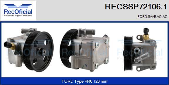 RECOFICIAL RECSSP72106.1 - Pompe hydraulique, direction cwaw.fr