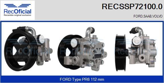 RECOFICIAL RECSSP72100.0 - Pompe hydraulique, direction cwaw.fr