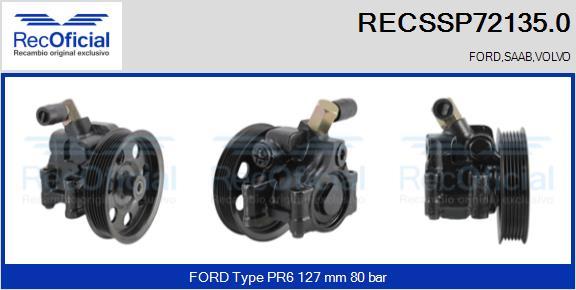 RECOFICIAL RECSSP72135.0 - Pompe hydraulique, direction cwaw.fr