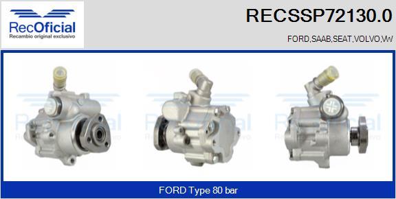 RECOFICIAL RECSSP72130.0 - Pompe hydraulique, direction cwaw.fr