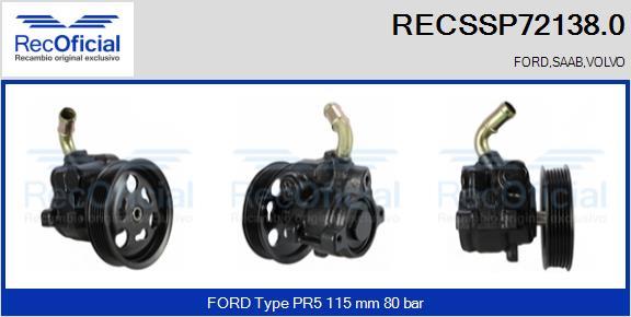 RECOFICIAL RECSSP72138.0 - Pompe hydraulique, direction cwaw.fr