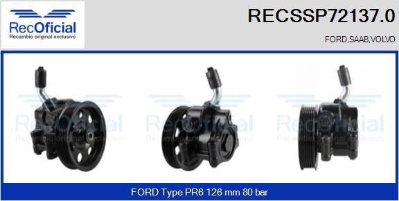 RECOFICIAL RECSSP72137.0 - Pompe hydraulique, direction cwaw.fr