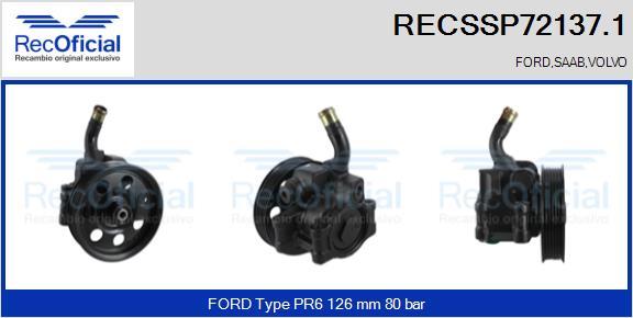 RECOFICIAL RECSSP72137.1 - Pompe hydraulique, direction cwaw.fr