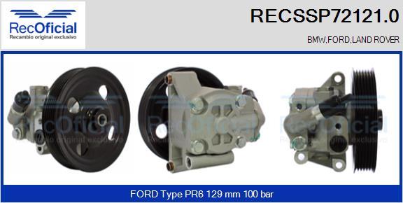 RECOFICIAL RECSSP72121.0 - Pompe hydraulique, direction cwaw.fr