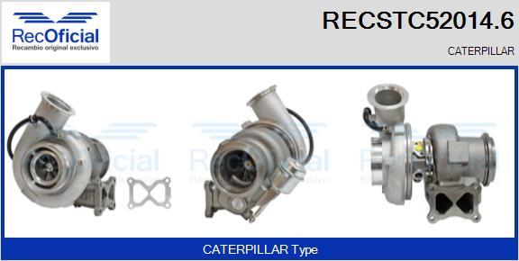 RECOFICIAL RECSTC52014.6 - Turbocompresseur, suralimentation cwaw.fr