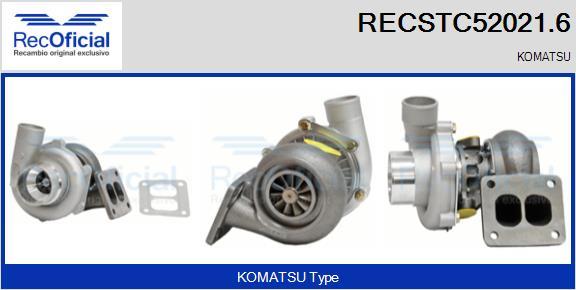 RECOFICIAL RECSTC52021.6 - Turbocompresseur, suralimentation cwaw.fr