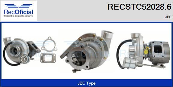 RECOFICIAL RECSTC52028.6 - Turbocompresseur, suralimentation cwaw.fr