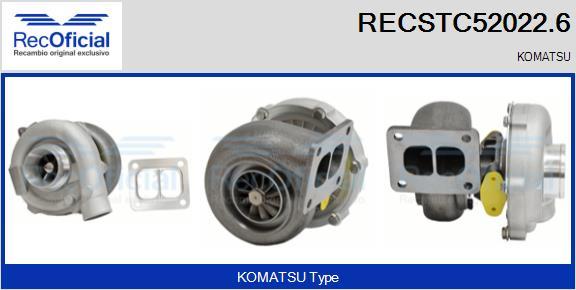 RECOFICIAL RECSTC52022.6 - Turbocompresseur, suralimentation cwaw.fr