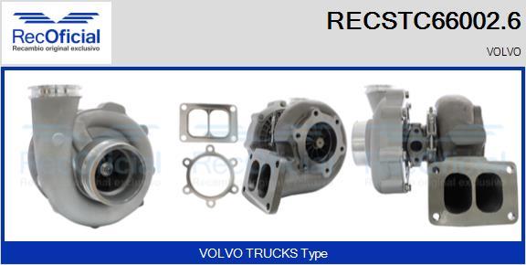 RECOFICIAL RECSTC66002.6 - Turbocompresseur, suralimentation cwaw.fr