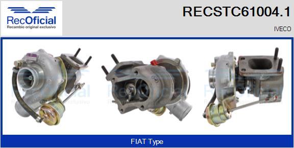 RECOFICIAL RECSTC61004.1 - Turbocompresseur, suralimentation cwaw.fr