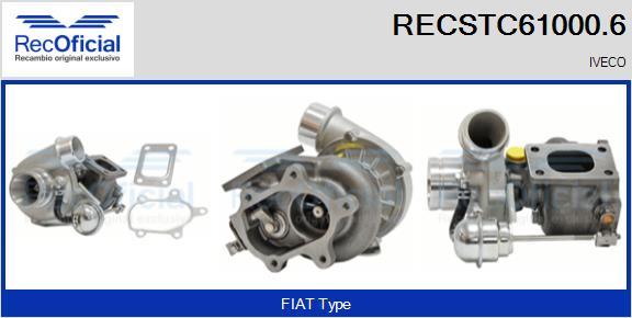 RECOFICIAL RECSTC61000.6 - Turbocompresseur, suralimentation cwaw.fr