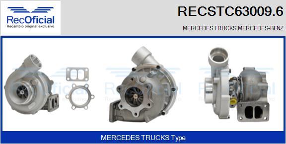 RECOFICIAL RECSTC63009.6 - Turbocompresseur, suralimentation cwaw.fr