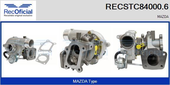 RECOFICIAL RECSTC84000.6 - Turbocompresseur, suralimentation cwaw.fr