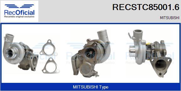 RECOFICIAL RECSTC85001.6 - Turbocompresseur, suralimentation cwaw.fr