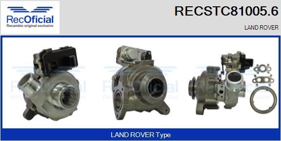 RECOFICIAL RECSTC81005.6 - Turbocompresseur, suralimentation cwaw.fr