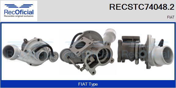 RECOFICIAL RECSTC74048.2 - Turbocompresseur, suralimentation cwaw.fr