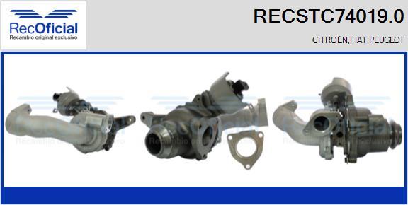 RECOFICIAL RECSTC74019.0 - Turbocompresseur, suralimentation cwaw.fr