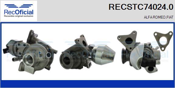 RECOFICIAL RECSTC74024.0 - Turbocompresseur, suralimentation cwaw.fr