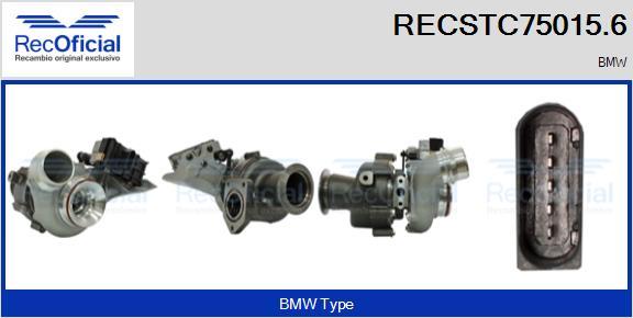 RECOFICIAL RECSTC75015.6 - Turbocompresseur, suralimentation cwaw.fr